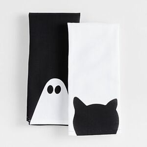 Crate & Barrel Halloween Dish Towels